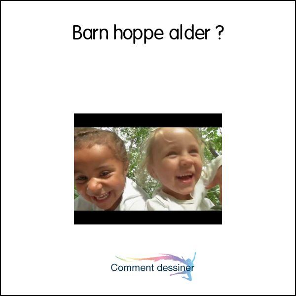 Barn hoppe alder